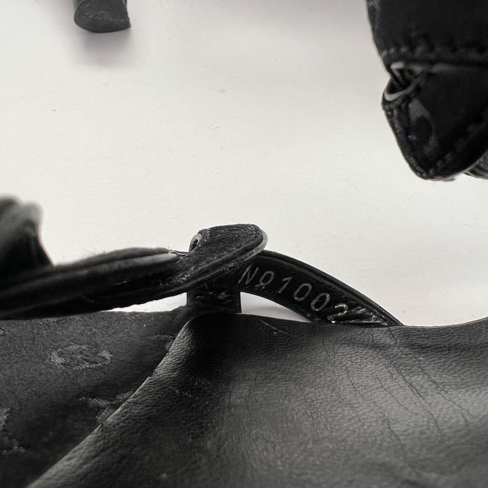 Louis Vitton LV Monogram Double Strap Heels - Picture 7 of 10